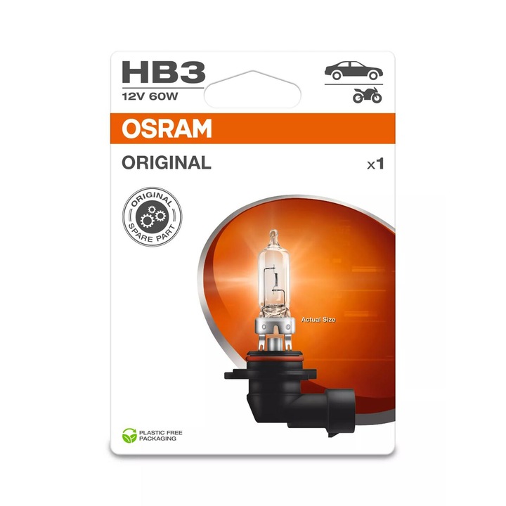 Крушка Osram HB3 60W 12V P20d 90051BL