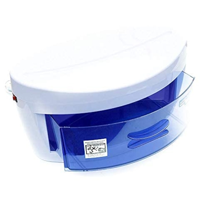 Sterilizator UV pentru unghii, aparat profesional, alb, 6W, compact