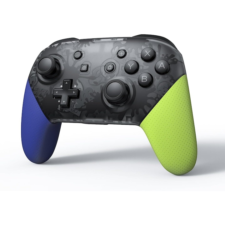 Pro Switch vezérlő, vezeték nélküli, 6 tengelyes szomatoszenzoros technológia, magával ragadó vibráció, kék és sárga
