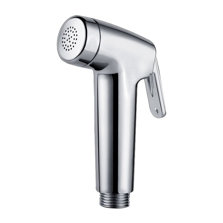 Ръчен душ, 1 струя, технология против изгаряне и пестене на вода, хром