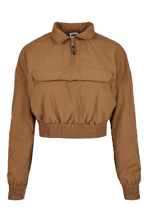 Urban Classics, Jacheta crop fara inchidere, Caramel