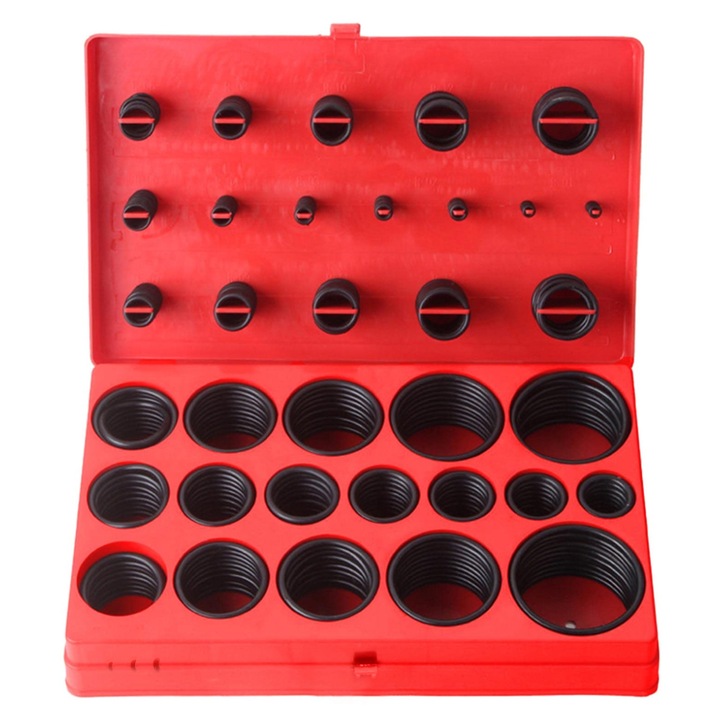 O-gyűrűk, Enforose, készlet, 26.5x15.5x4cm, fekete