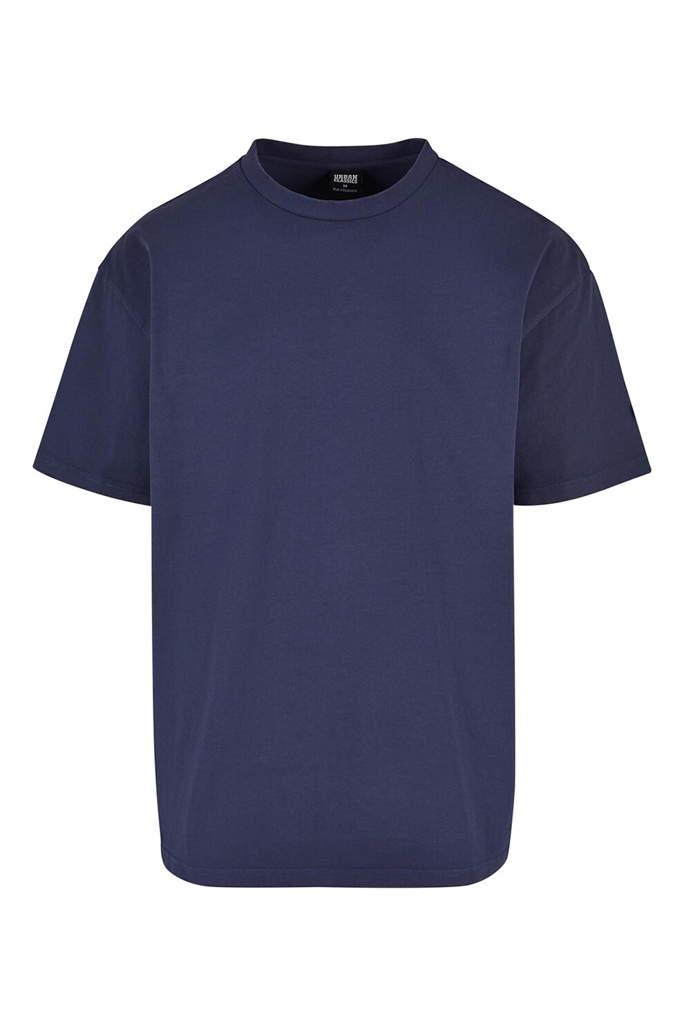 Urban Classics, Tricou din bumbac cu decolteu rotund, Indigo, S