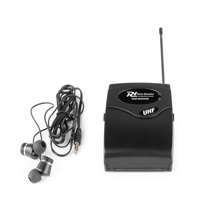 Receptor wireless pentru ghid turistic Power Dynamics TG40R