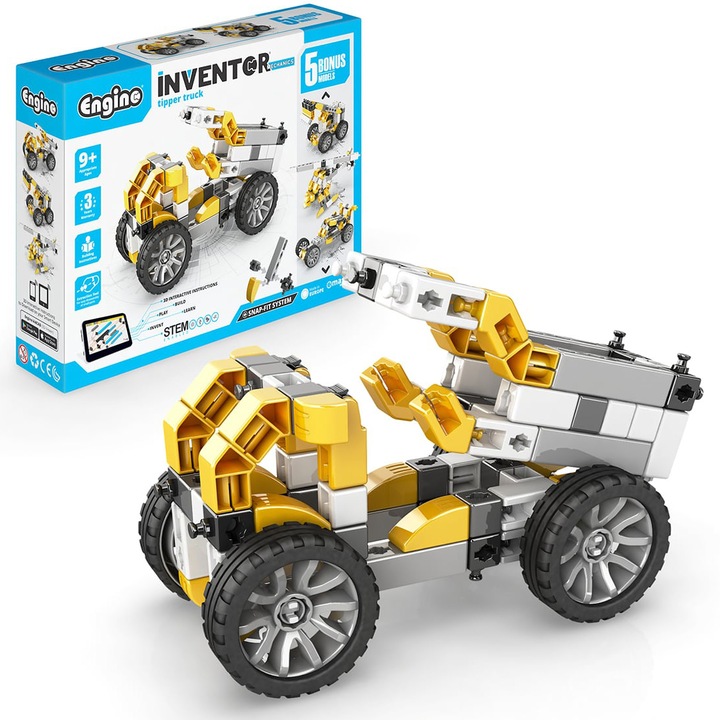 Комплект конструктор Engino - Inventor Mechanics: Самосвал