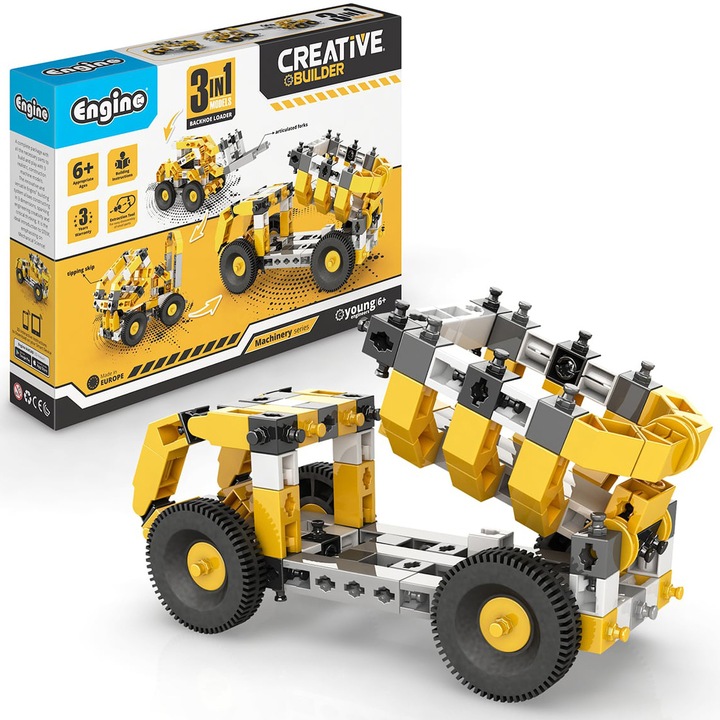 Конструктор Engino - Креативен конструктор: Самосвали