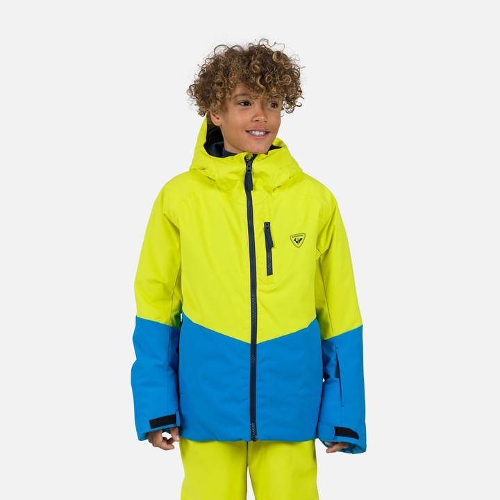 Geaca Rossignol Wispile, culoare verde, pentru juniori, marime 8 ani