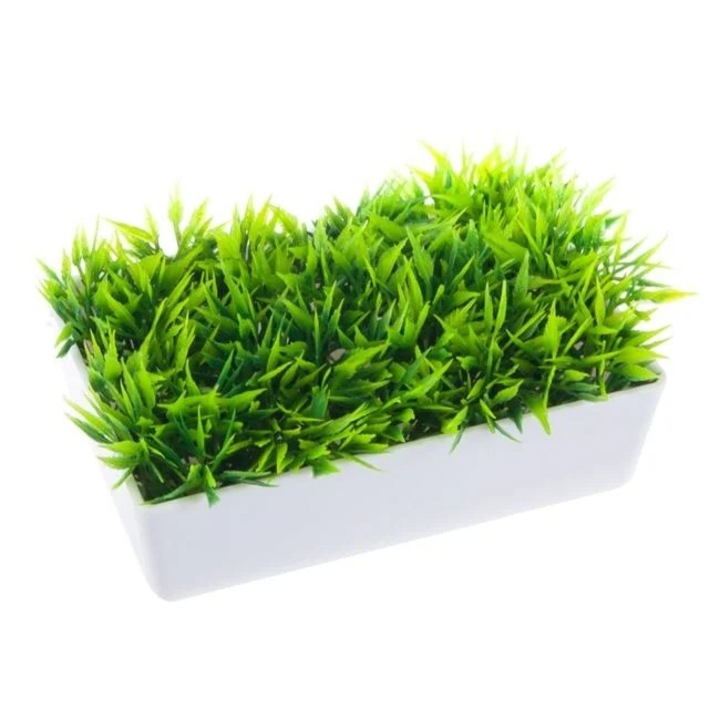 Suport pentru sapun Antbro® cu iarba din plastic pentru baie, bucatarie sau banc de lucru, 12x7.5x4cm