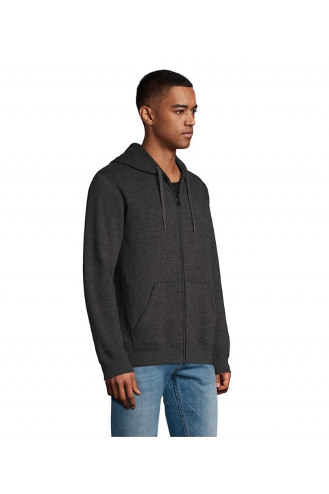 Hanorac pentru barbati SOL'S SEVEN - SO47800, Gri carbune