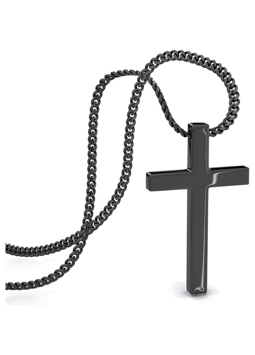 SERASAR Premium Necklace Women [Remény] | Rozsdamentes 316L sebészeti acél | Szín: fekete