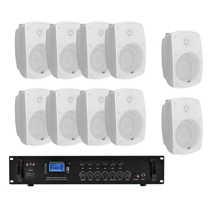 Sistem Audio 10 boxe multizona restaurant interior-exterior, In-Outdoor 3