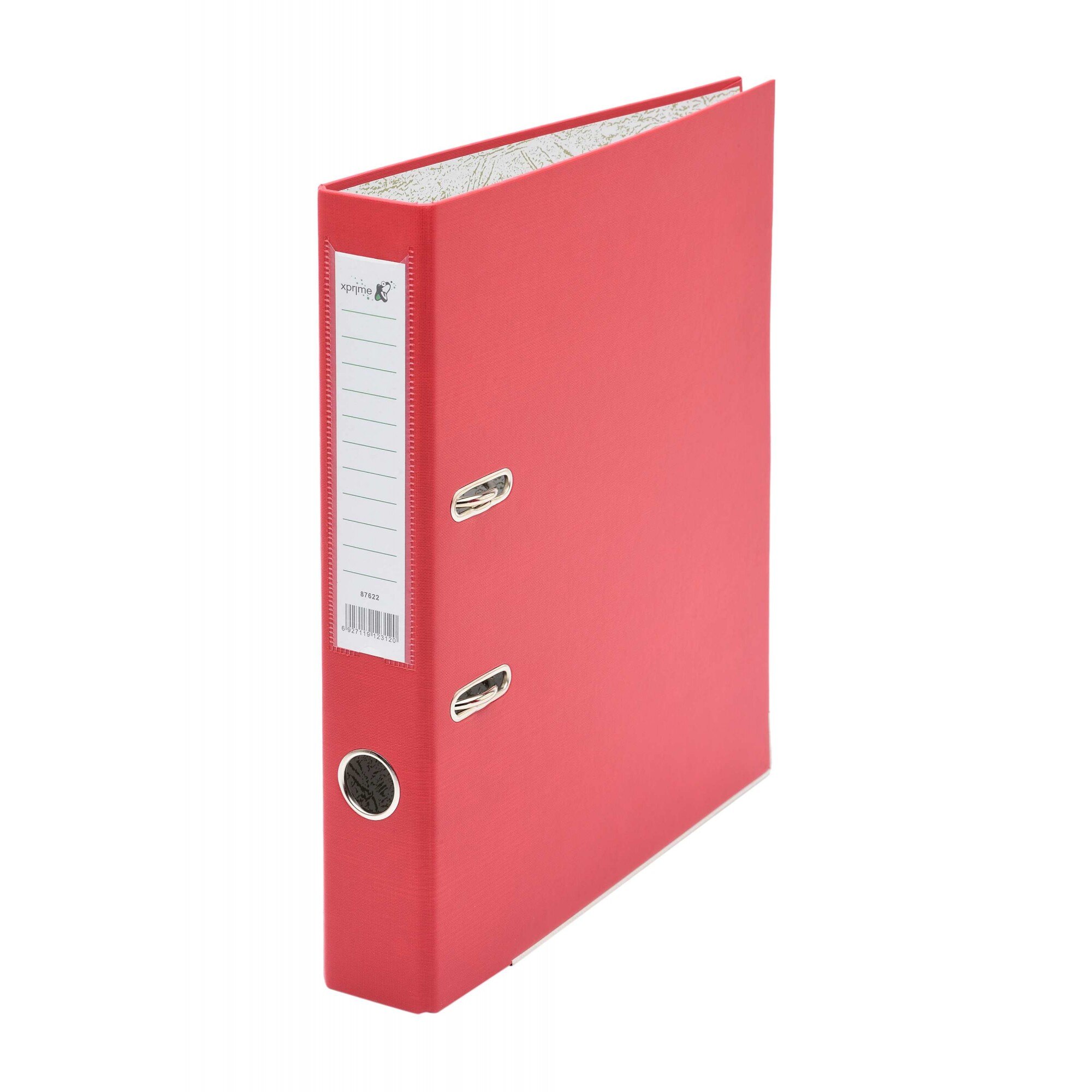 Biblioraft PVC Xprime, A4, 5cm, rosu