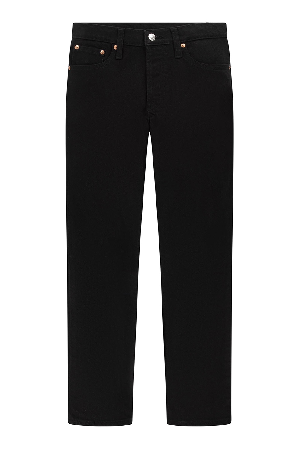 Levi's, Blugi cu nasturi 501®, Negru, 176 CM