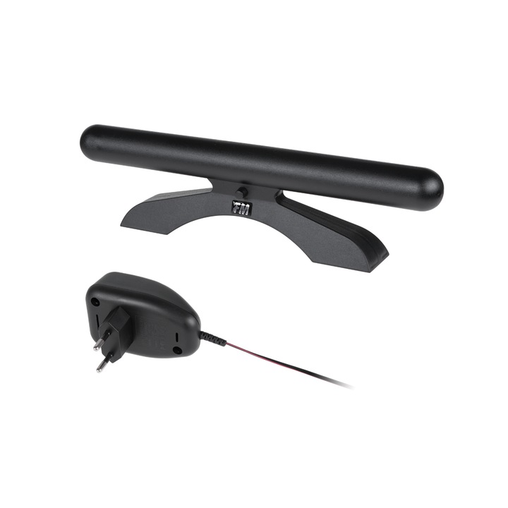 Стайна антена Sonus, UHF, с усилвател Barczak, черна