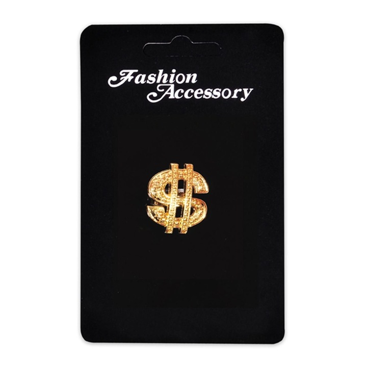 Inel Deghizare Auriu Model Dolar