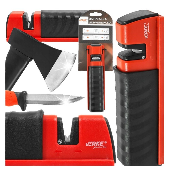 Kézi készülék, késélező, fejszék, Verke