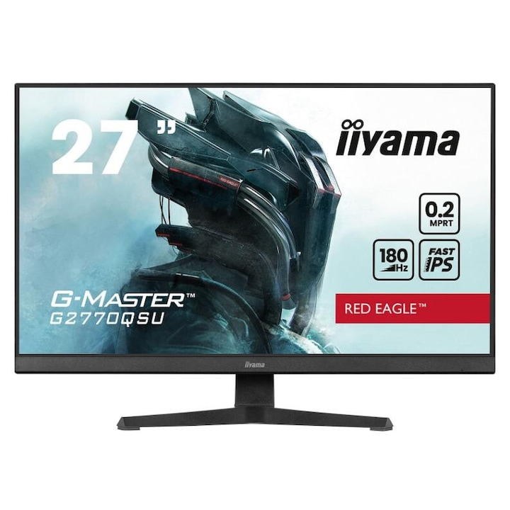 Iiyama 27" G2770QSU-B6 G-Master 16:9 QHD IPS Gaming Monitor (G2770QSU-B6)