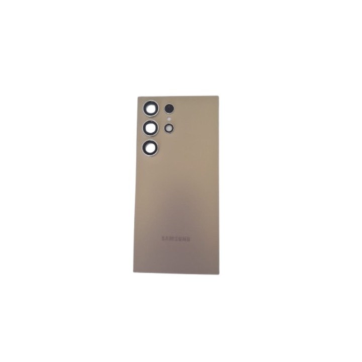 Capac baterie Cu Geam Camera SAMSUNG S24 Ultra 5G / S928 Grey Gold