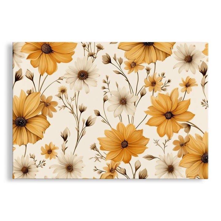 Tablou Canvas, Floral, Spring Flowers, 70x100 cm