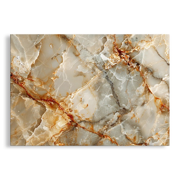 Tablou Canvas, Abstract, Marble Beige, 70x100 cm