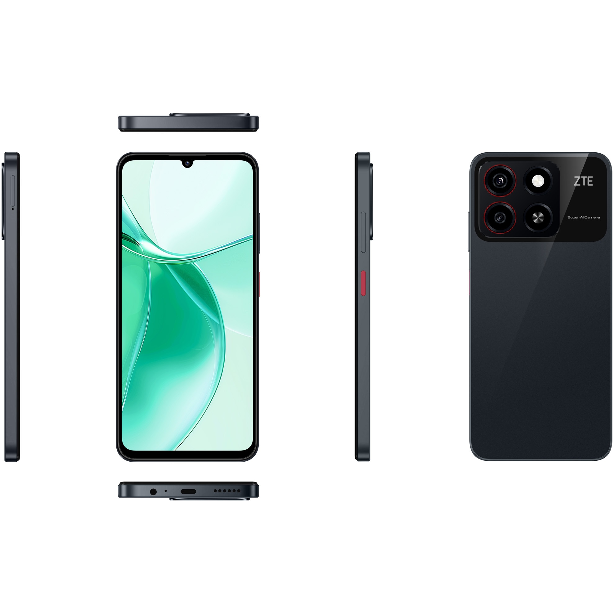 Telefon mobil ZTE Blade A35, Dual SIM, 2GB RAM, 64GB, 4G, Starry Black