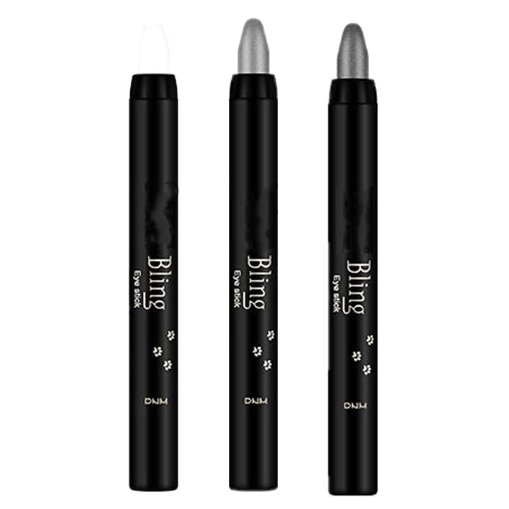 Csillámos Krém Szemhéjfesték Készlet 3 Darab, Tartós, Vízálló