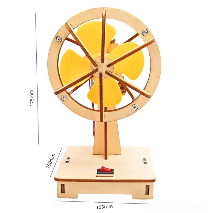 Дървена образователна играчка, научни експерименти, електронни аксесоари, бежова, 30x45 см