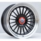 Set 4 jante aliaj PDW, 7307, 17x8 inch, 5x120, ET20, MB - lustruit + negru