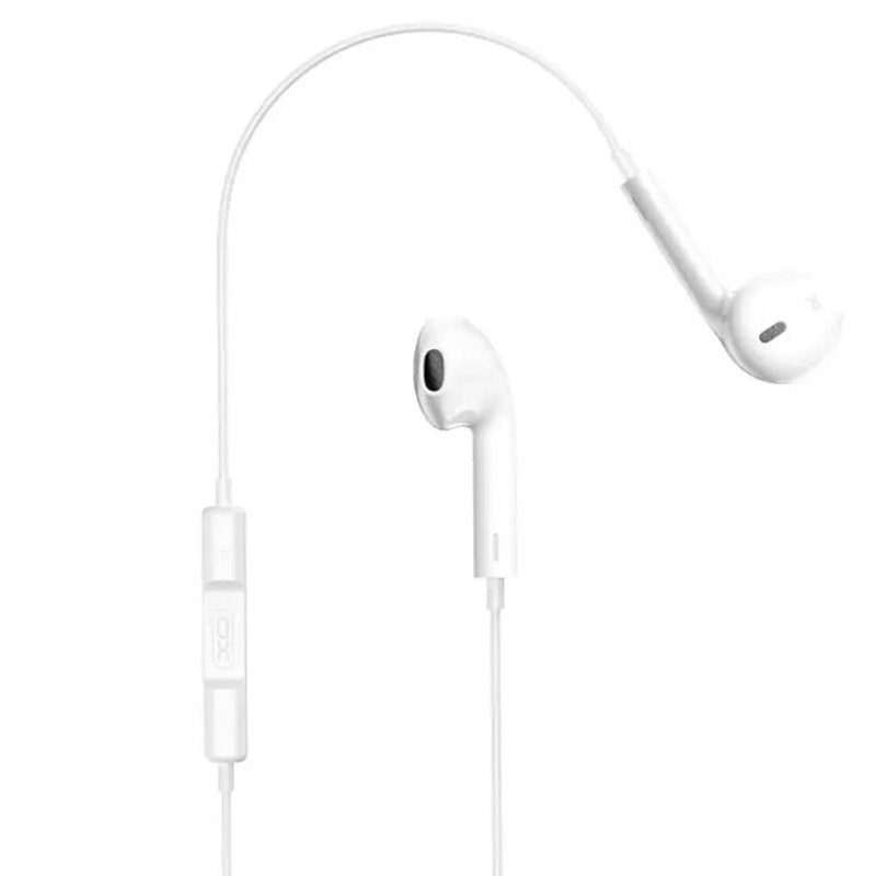 Casti cu Mufa Type-C, XO-EP72, Compatibile iPhone 15/16 si Android, 1.2m, Microfon si Control volum, Alb