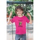 Детска тениска с щампа, Добре е, добре съм, всичко е наред, Памук, Розов, 140-152 см