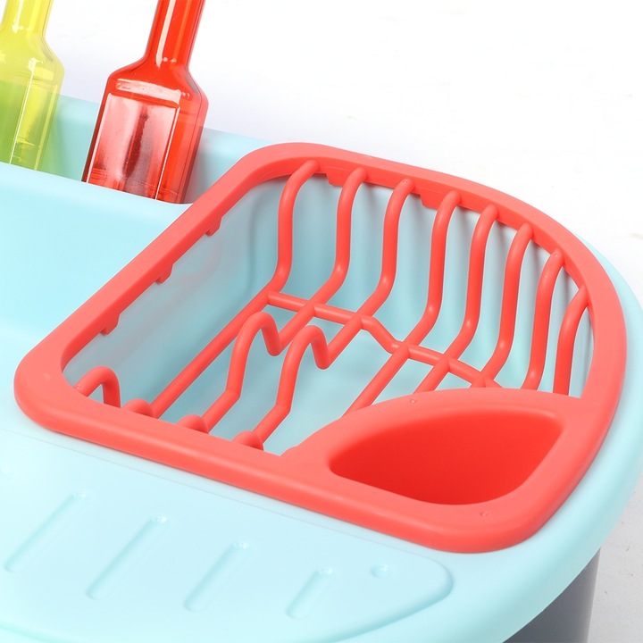 Gyermek szerepjáték készlet, Longziming, Szimulált konyhai mosogató, Műanyag, 3 éves kortól