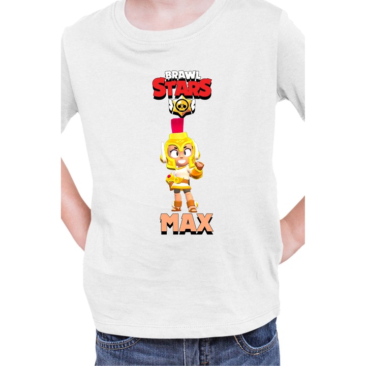 Gyerek póló Brawl Stars Tralala Max 2, Fehér