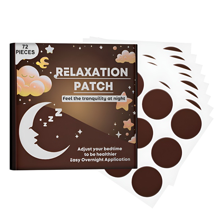 Set 72 Plasturi somn, cu uleiuri esentiale, pentru copii si adulti, fara chimicale, 10x15cm