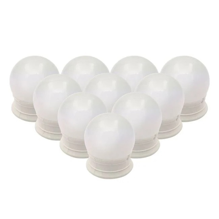 Set 10 becuri LED pentru budoar Antbro® cu 3 trepte de lumina, port USB