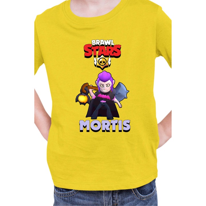 Gyerek póló Brawl Stars Tralala Mortis 1, Sárga