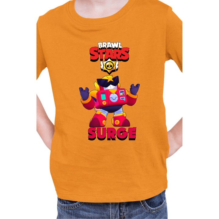 Gyerek póló Brawl Stars Tralala Surge 1, Narancssárga