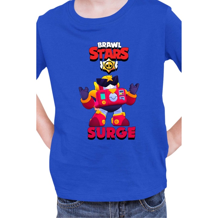 Gyerek póló Brawl Stars Tralala Surge 1, Kék