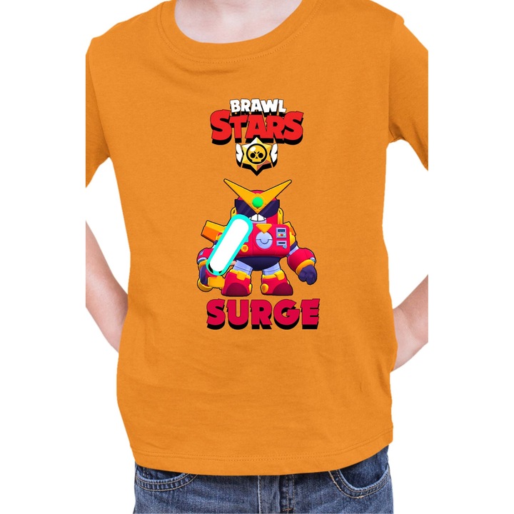 Gyerek póló Brawl Stars Tralala Surge 3, Narancssárga