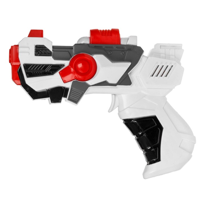 Jucarie Arma Spatiala, Sunete si Lumina, 15x3x15cm, Multicolor, 3+ Ani