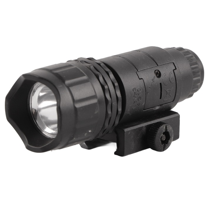 Állítható LED lámpa, Jormftte, egyedi design, fekete, 10x4x4cm