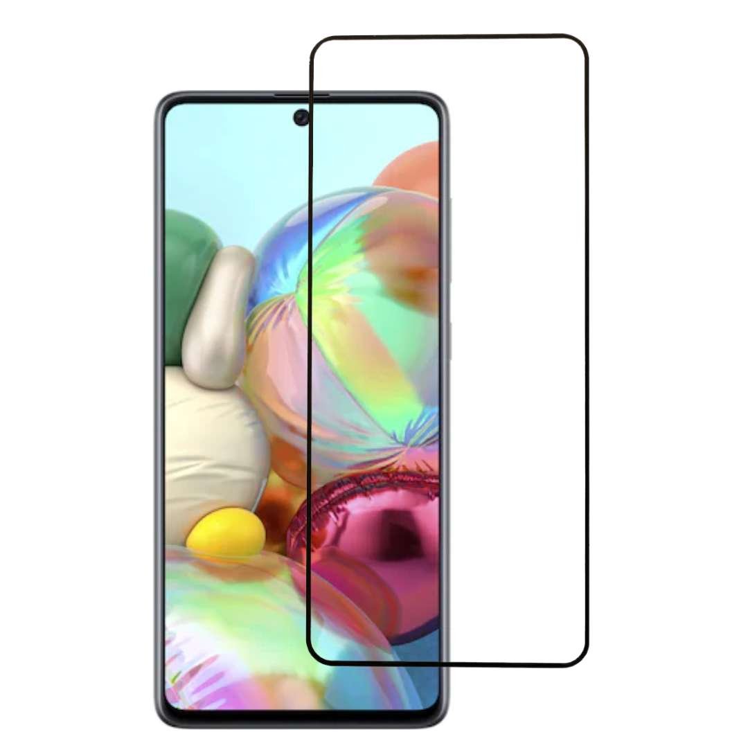Folie de Protectie din Sticla pentru Samsung Galaxy A71 5G cu Kit Montare Inclus, Adeziv pe toata suprafata, Protectie Anti-Zgarieturi si Socuri