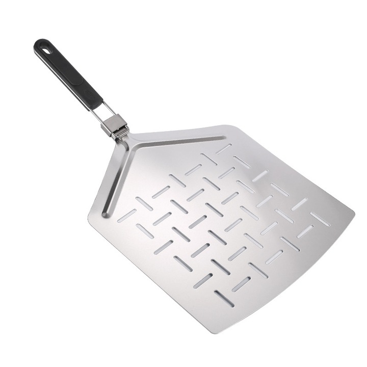 Lopata pentru pizza, jacuzzle, inox, maner pliabil, 63x33cm, XXL