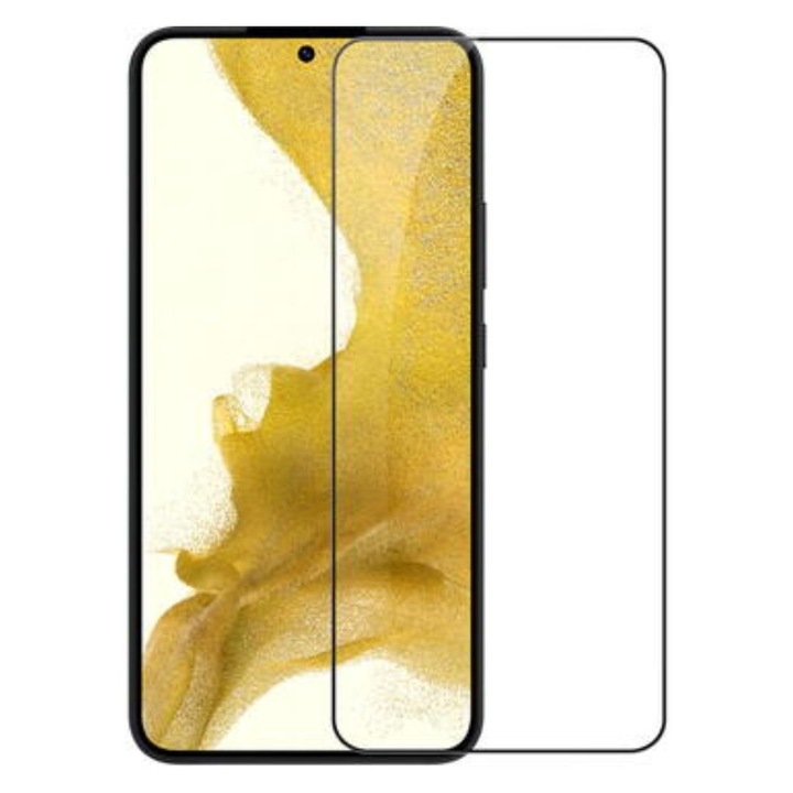 Folie de Protectie din Sticla pentru Samsung Galaxy S22 Plus cu Kit Montare Inclus, Adeziv pe toata suprafata, Protectie Anti-Zgarieturi si Socuri