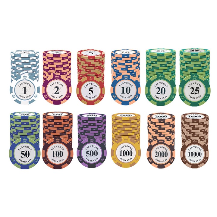 20 darabos játékkészlet, Jormftte, 14 érték, 40mm, vegyes színek