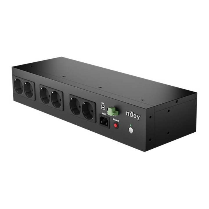 Непрекъсваемо захранване nJoy, Theron 800 LCD 800VA, 8xSchuko, USB, UPCMRSS680TTRCG01B