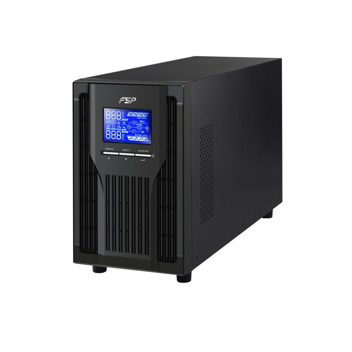 Sursa neintreruptibila FSP ChampTower 1K, 1000VA, 900W, LCD, 3xSchuko