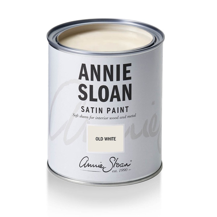 Vopsea Annie Sloan Satin Paint, Old White 750 ml