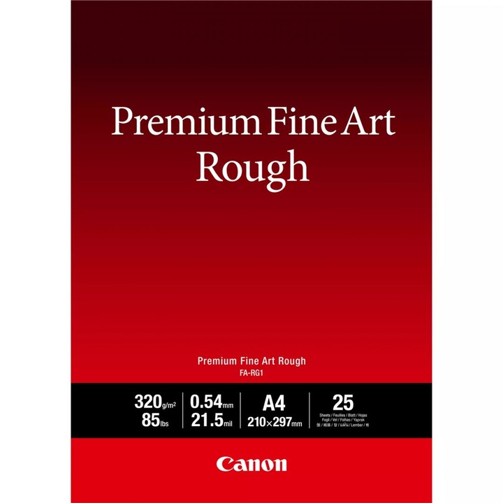 Canon FA-RG1 A4 fotópapír, 320g/m2, 25 lap, matt, 210x297mm