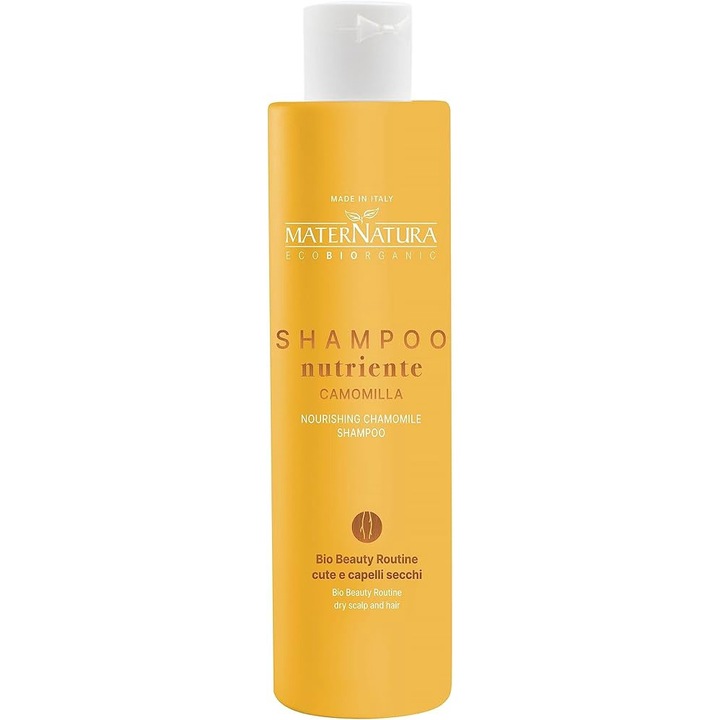 Sampon nutritiv pentru scalpul uscat 250ml cu extract de musetel, Maternatura