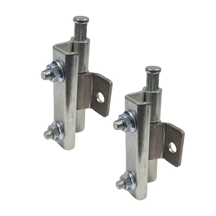 Balama din metal pentru vestiar, inclinata, H 57 mm, 2 buc / set